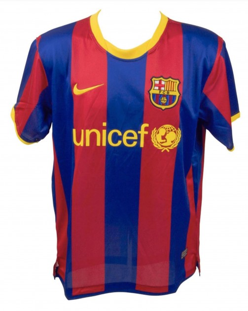 Lionel Messi Signed Barcelona Home Shirt