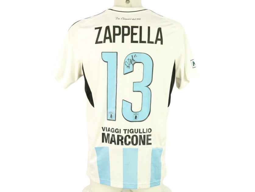 Maglia Zappella unwashed Ancona vs Virtus Entella 2023 - Autografata