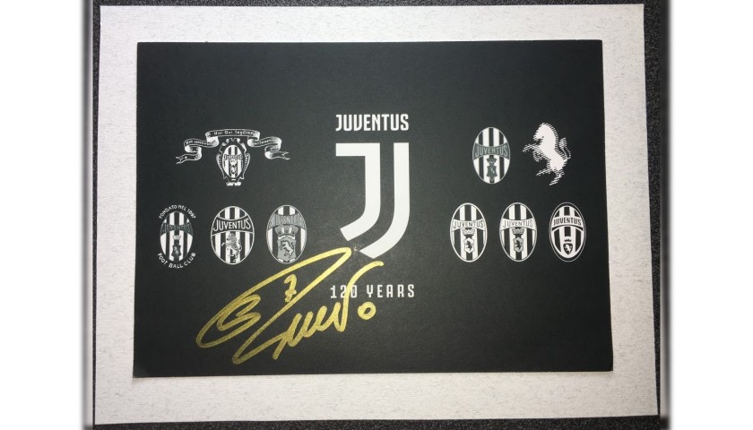 120 Years Juventus Postcard - Signed by Cristiano Ronaldo