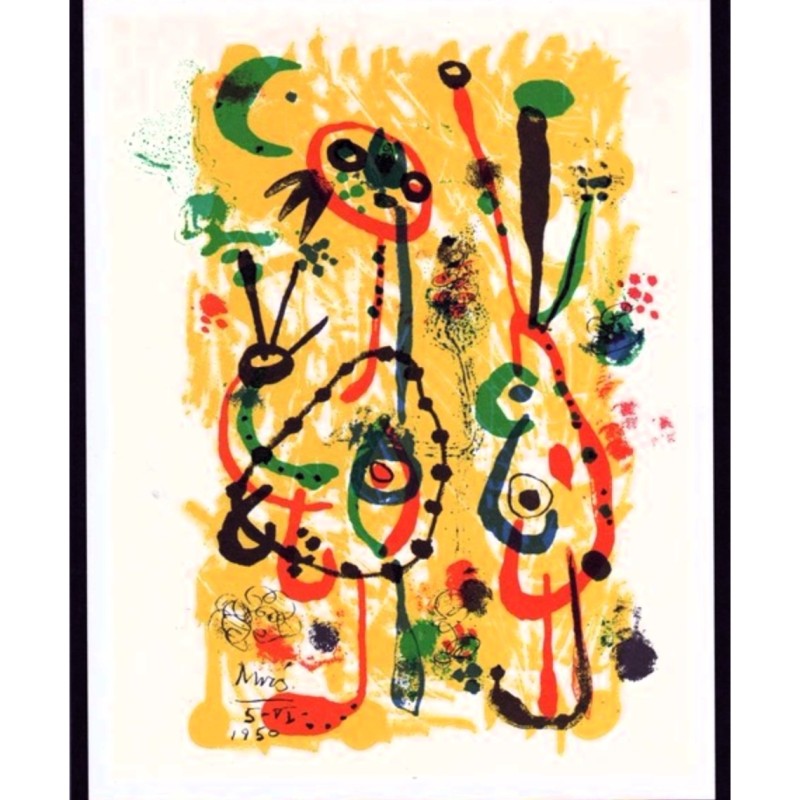 'Antologia del Humor Negro' Lithograph by Joan Miró
