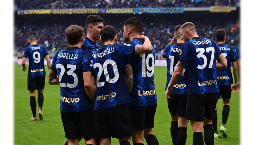 Lautaro's Match-Issued Shirt, Inter-Udinese 2021 - Special Numbering