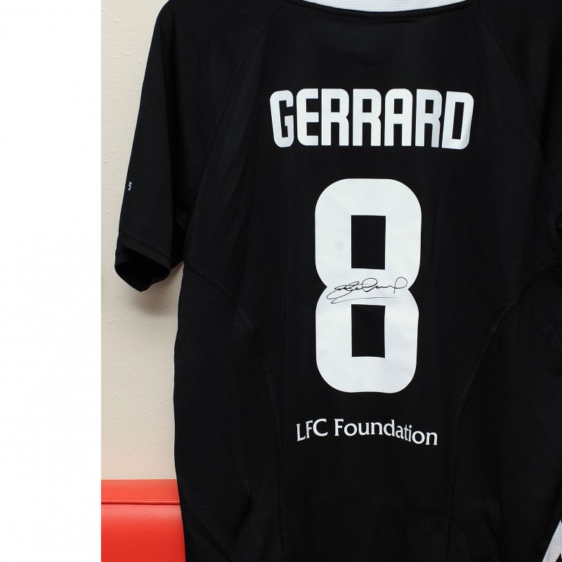 Steven Gerrard's match shirt from the All-Star Charity game