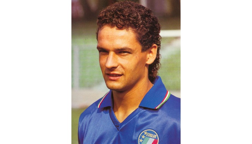 Baggio's Italy Worn Shirt - 1990 World Cup