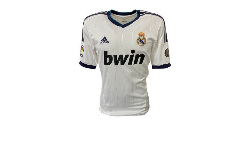 Benzema Real Madrid issued/worn shirt, Spanish Liga 2013/2014 - CharityStars