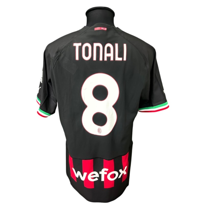 Tonali's Milan Official Shirt, 2022/23