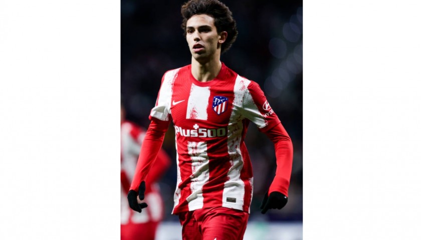 Joao Felix's Atletico Madrid Match Shirt, Copa del Rey 2021/22