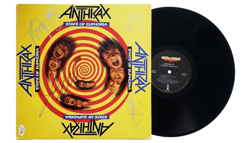 Anthrax Signed Record Album