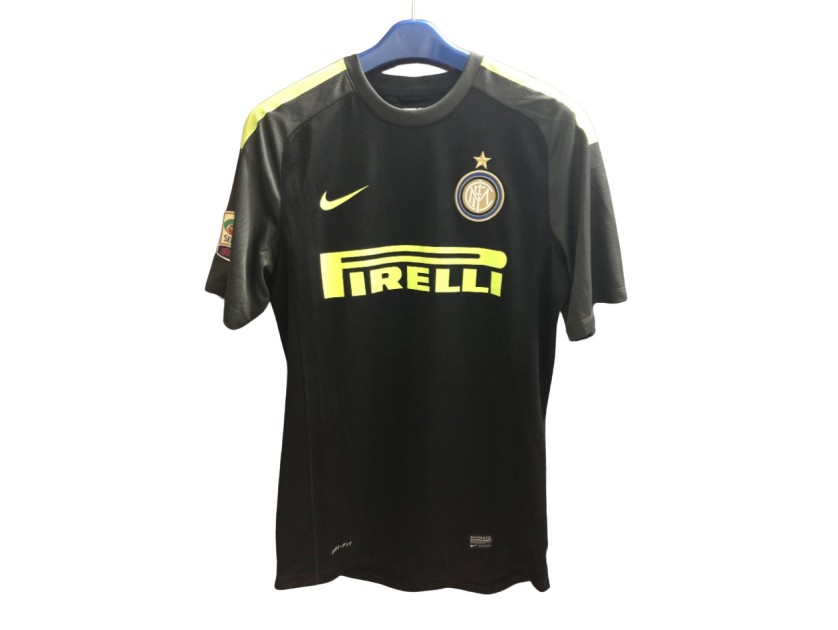 Samir Handanović's Inter Milan Match Issued Shirt and Shorts