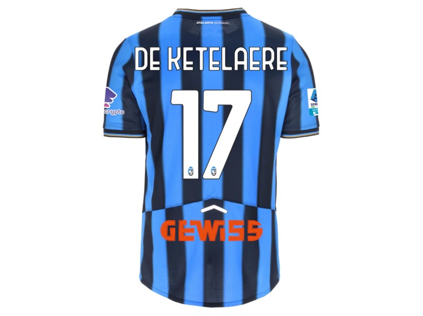 Maglia Atalanta 2025/26 De Ketelaere - Autografata con dedica personalizzata