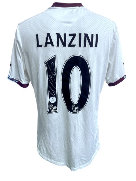 Lanzini's West Ham United Signed Replica Shirt, 2016/17