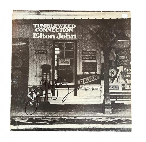 Elton John Signed 'Tumbleweed Connection' Vinyl LP
