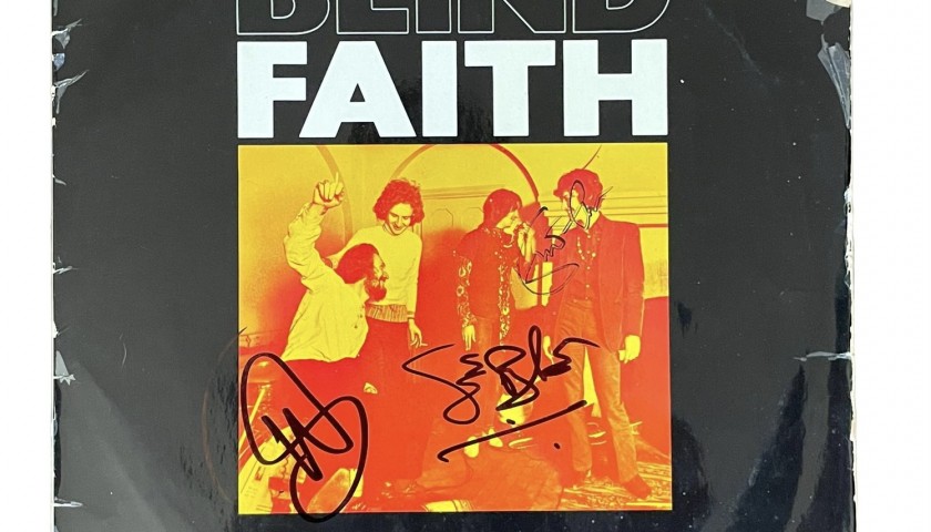 Vinile autografato da Eric Clapton e dai Blind Faith - CharityStars