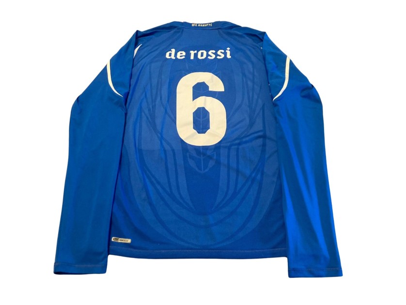 De Rossi's Italy Match-Issued Shirt, 2007/08