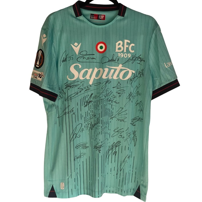 Bologna Official Shirt, UEL 2025/26 - Signed by the Team