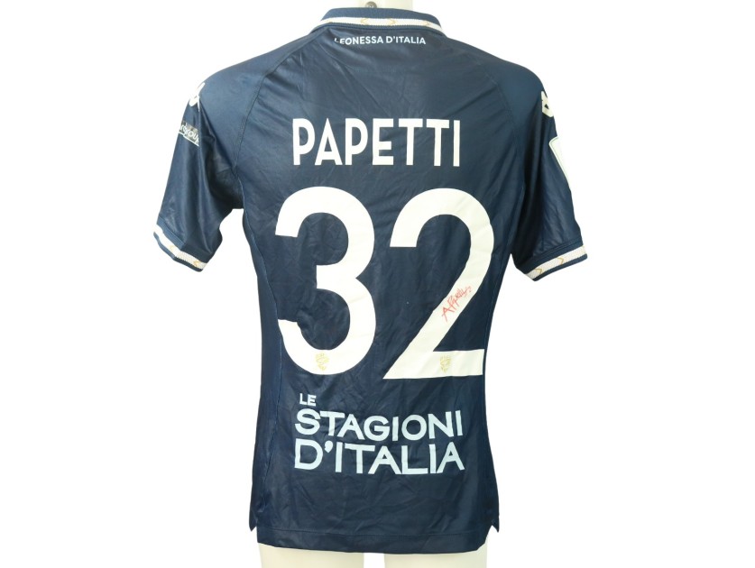 Maglia Papetti unwashed Südtirol vs Brescia 2024 - Autografata