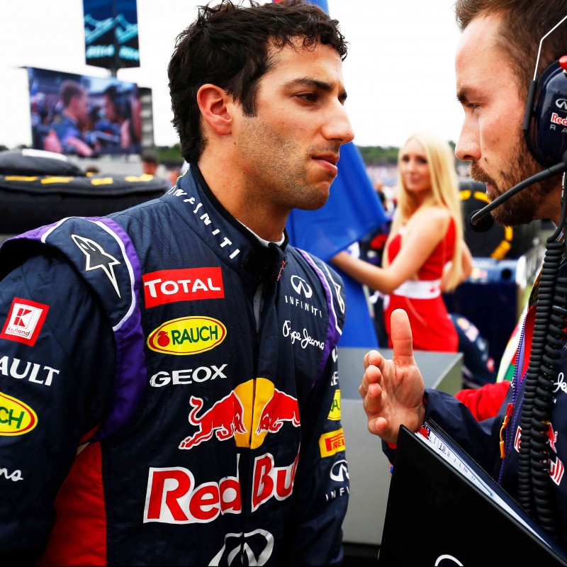 Signed Overalls Used by Daniel Ricciardo in 2014 German GP