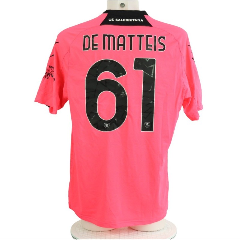 De Matteis' Match Shirt, Salernitana vs Augsburg 2023