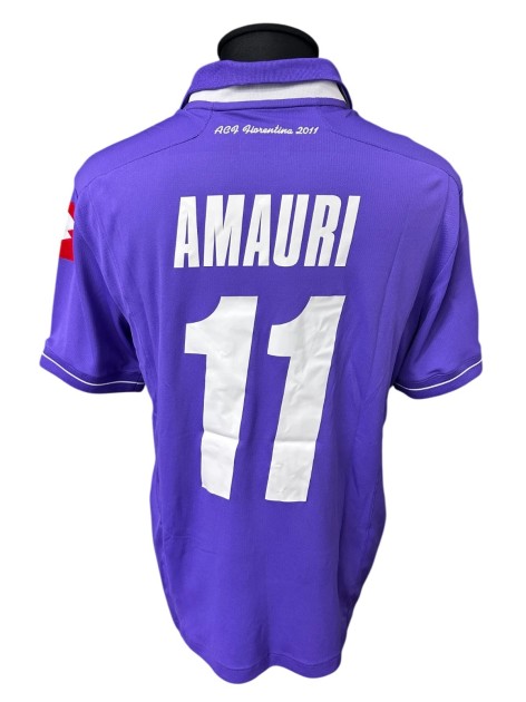 Amauri's Fiorentina Match-Worn Shirt, 2011/12