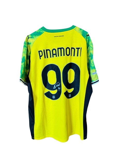 Pinamonti's US Sassuolo Official Shirt, 2025/26 - Signed