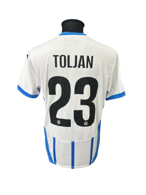 Toljan's Match-Worn Shirt, Lecce vs Sassuolo Italian Cup 2024