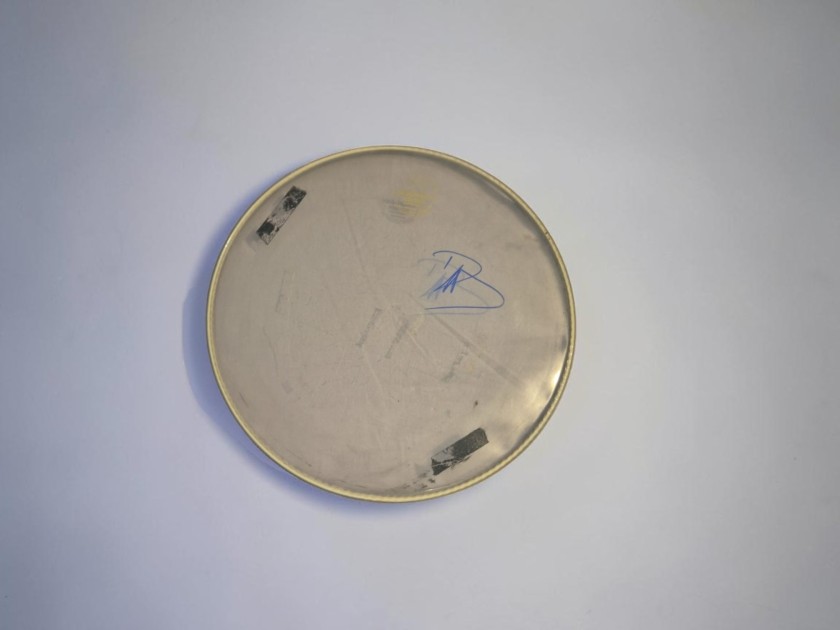 Dave Grohl of Nirvana Signed Drumskin
