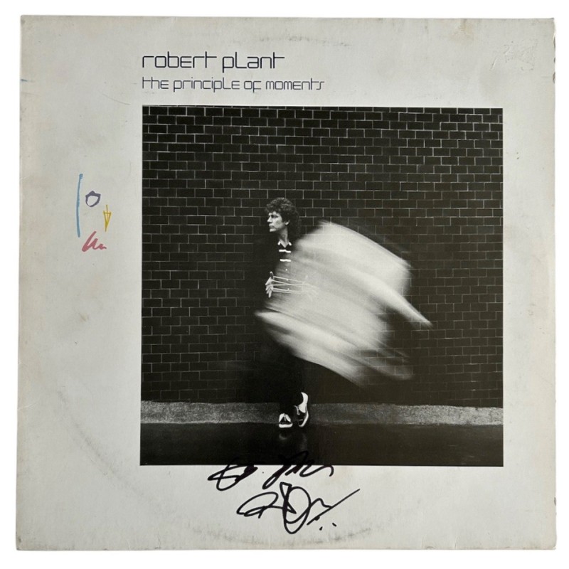 Robert Plant of Led Zeppelin Signed 'The Principle of Moments' Vinyl LP