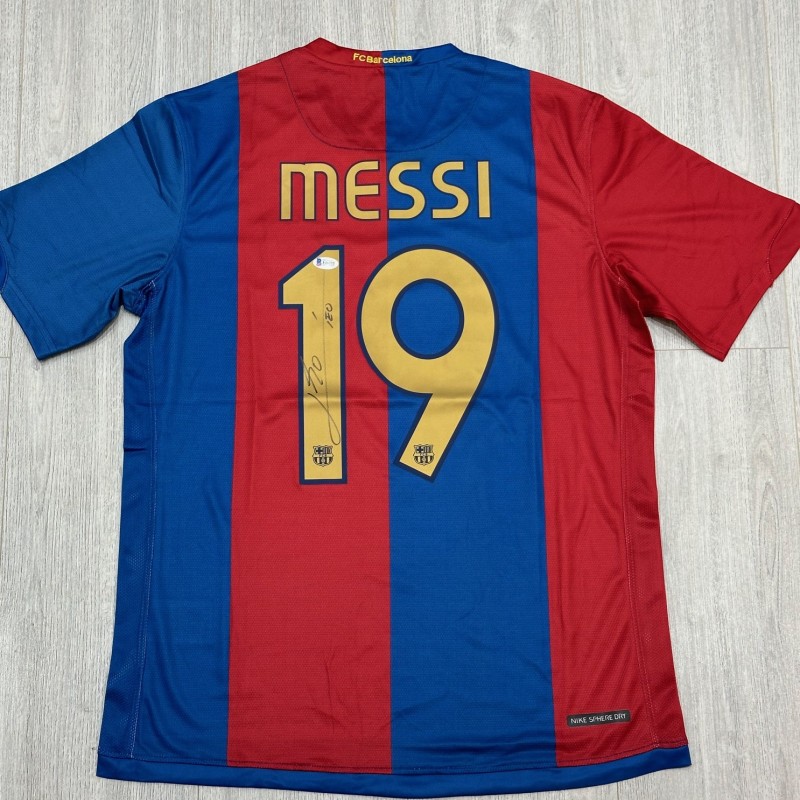 Lionel Messi's FC Barcelona 2005/06 Signed Shirt 