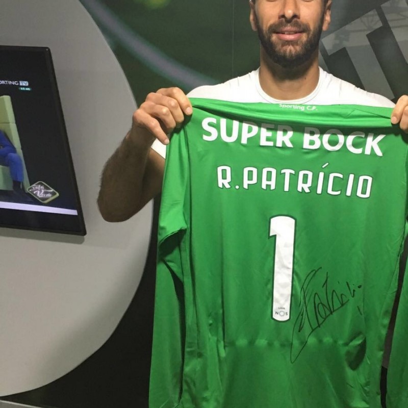 R.Patricio match issued shirt, Porto-SCP Sporting CP Primeira Liga 30/04/16 - signed