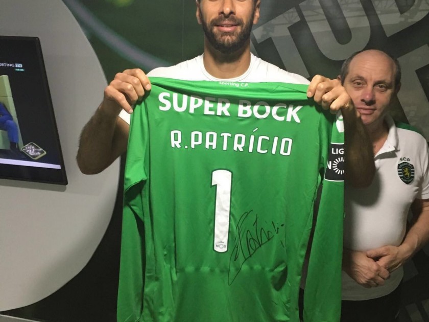 R.Patricio match issued shirt, Porto-SCP Sporting CP Primeira Liga 30/04/16 - signed