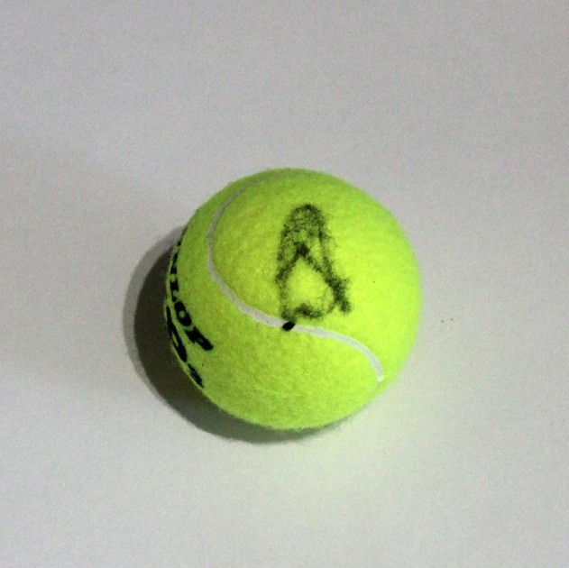 Tennis Ball signed by Jannik Sinner Internazionali d'Italia 2024