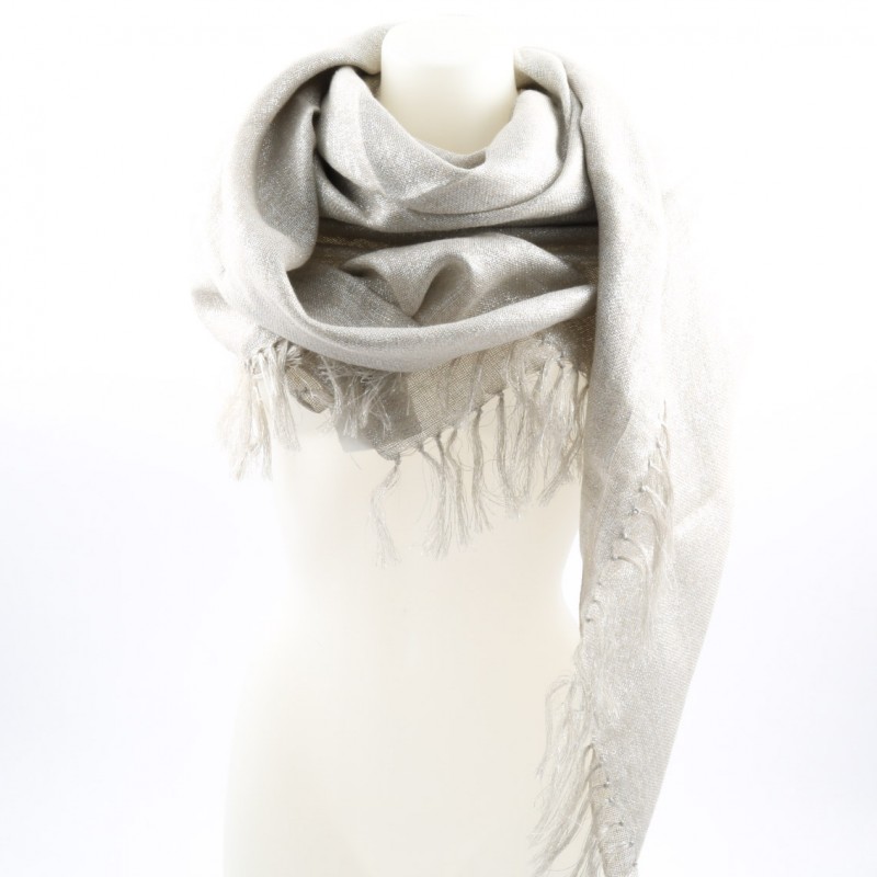 Fringed Stole Scarf by Brunello Cucinelli