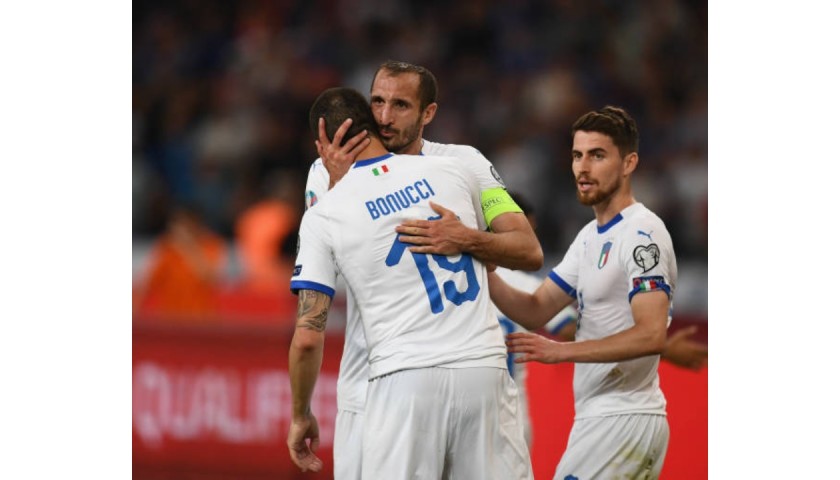 Chiellini's Match Shirt, Greece-Italy 2019
