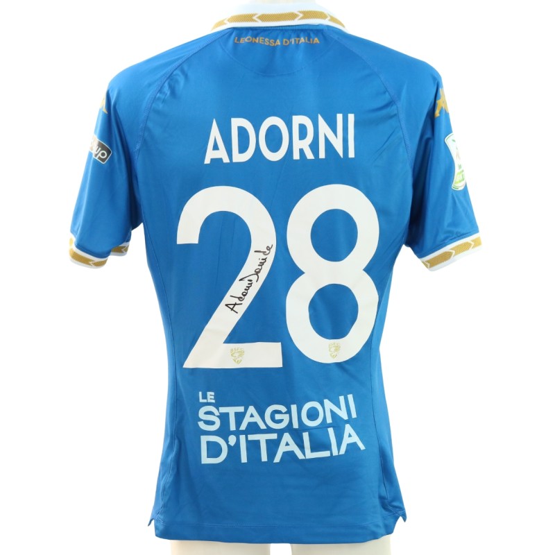 Adorni's Match-Worn Shirt, Brescia vs Cesena 2025 - "International Women's Day" Patch