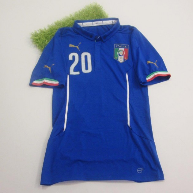 Paletta Italia shirt, stagione 2014/2015 - signed