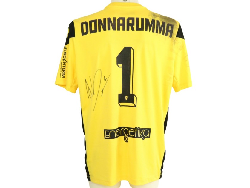 Maglia Donnarumma unwashed Albinoleffe vs Padova 2023 - Autografata