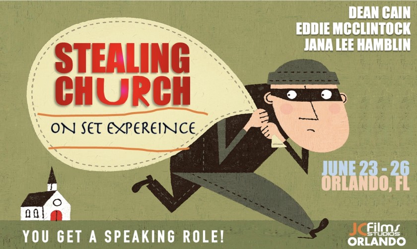 Walk-On Speaking Role in the Movie "Stealing Church" Starring Eddie McClintock