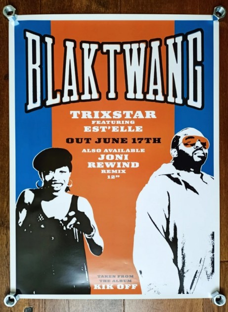 "Blak Twang 2002" Promotional Poster by Banksy