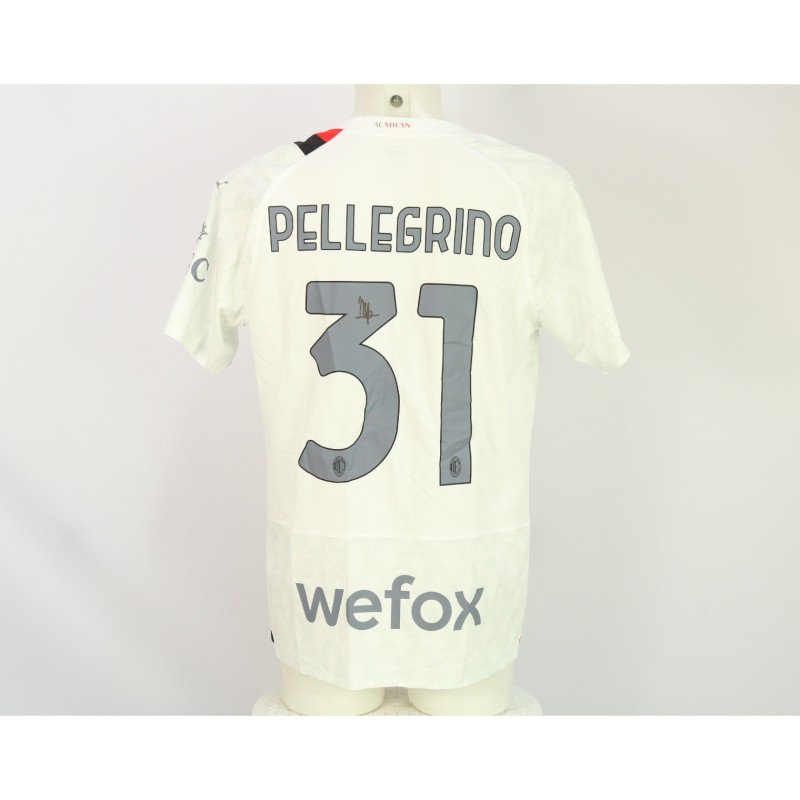 Maglia ufficiale Pellegrino Milan, UCL 2023/24 - Autografata