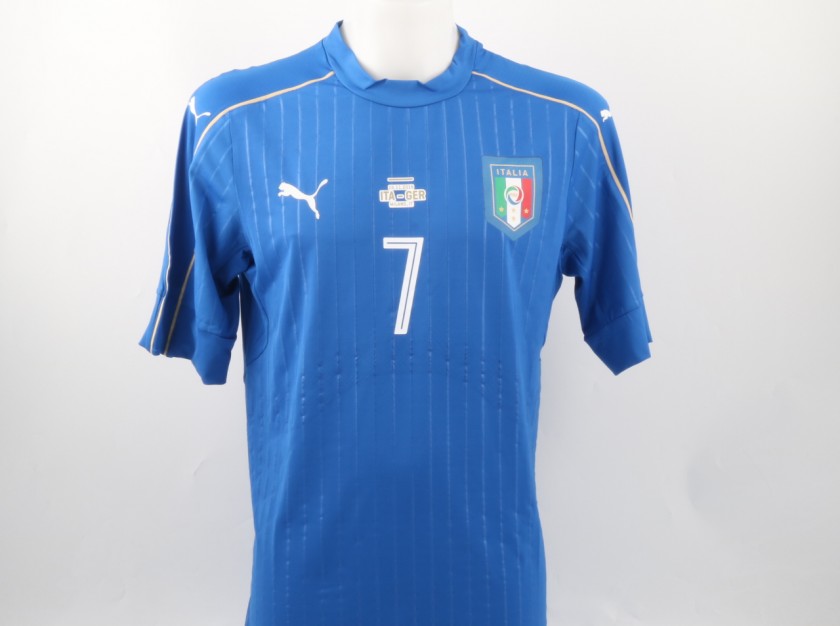 Zaza Match issued/worn Shirt, Italy-Germany 15/11/2016