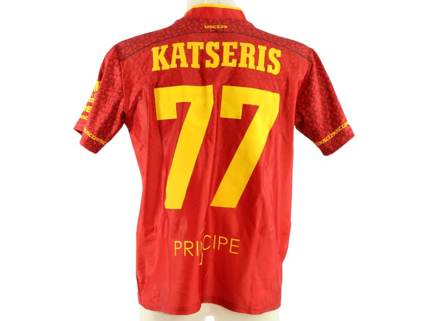 Katseris unwashed shirt Catanzaro vs Como 2023