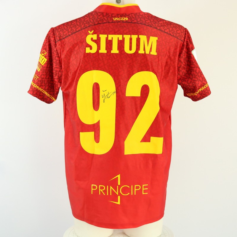 Situm's Unwashed Signed Shirt, Cosenza vs Catanzaro 2024