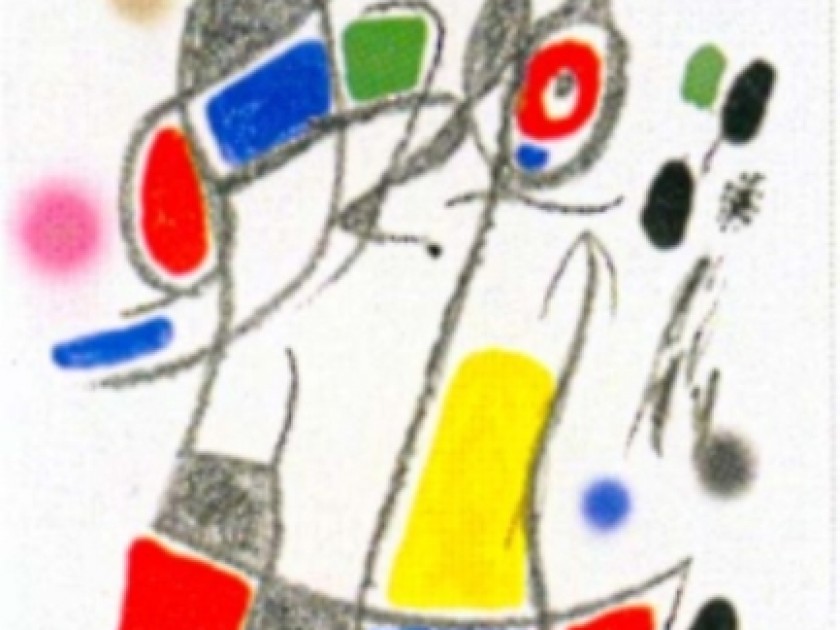 Dipinto di Joan Miro "Number 3"