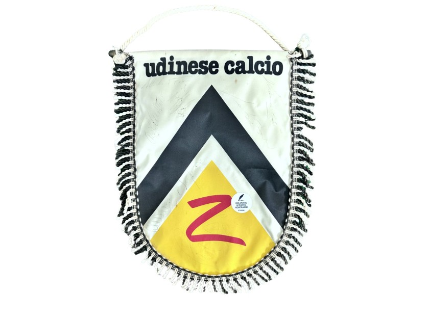 Udinese Official Pennant - Signed by the Team