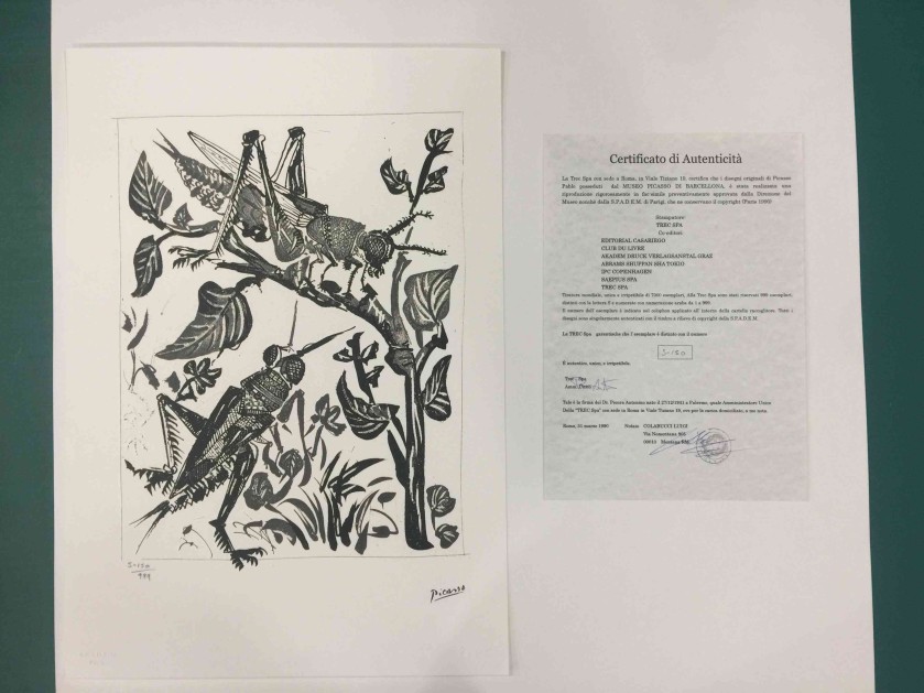 Offset lithography by Pablo Picasso (after)