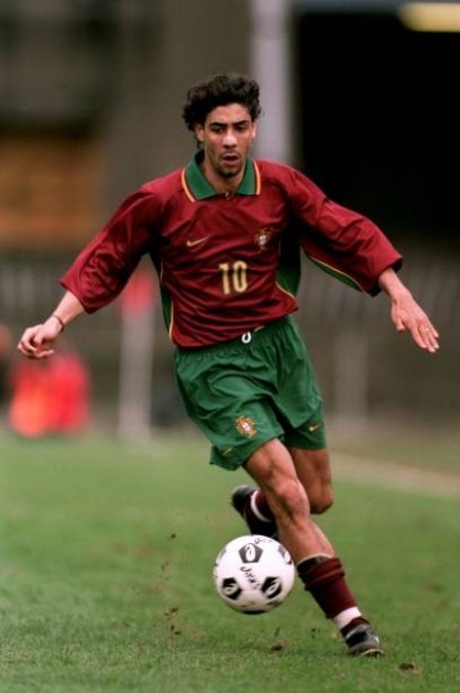 Rui Costa's Portugal Worn Shirt, 1996