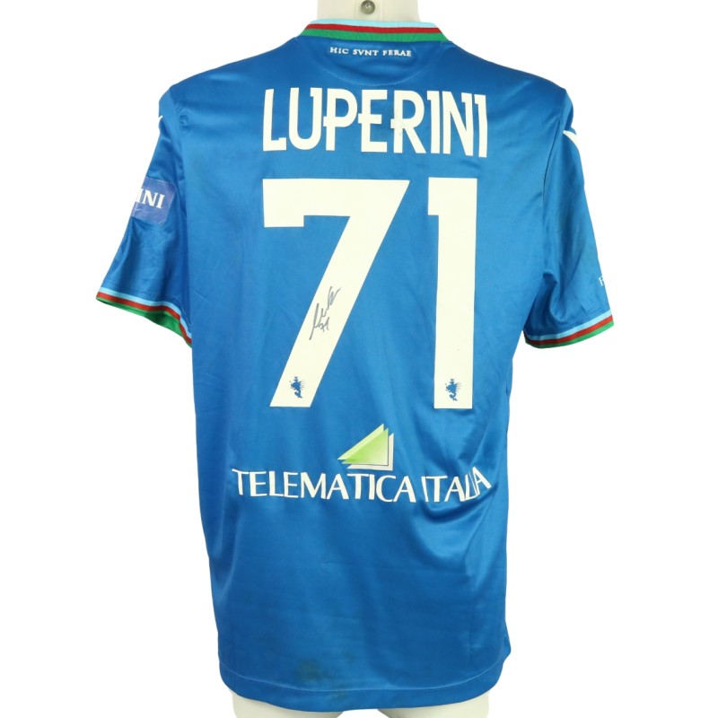 Luperini's Match-Worn Signed Shirt, Ternana vs Spezia 2024