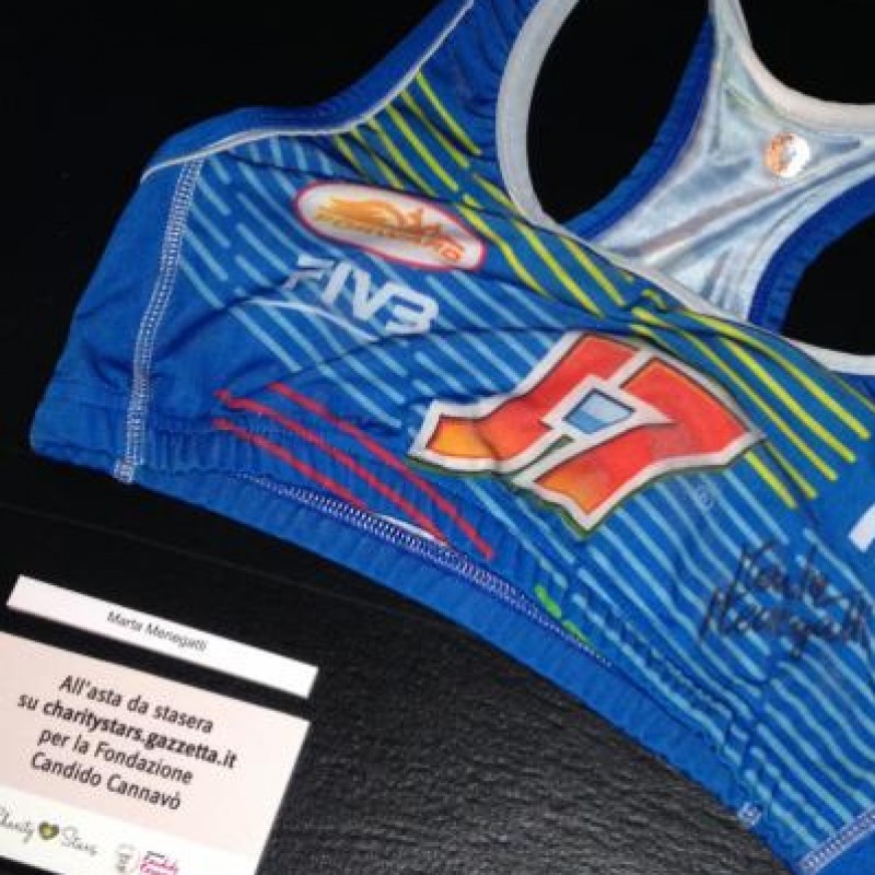 Beach Volleyball top worn and signed by Marta Menegatti