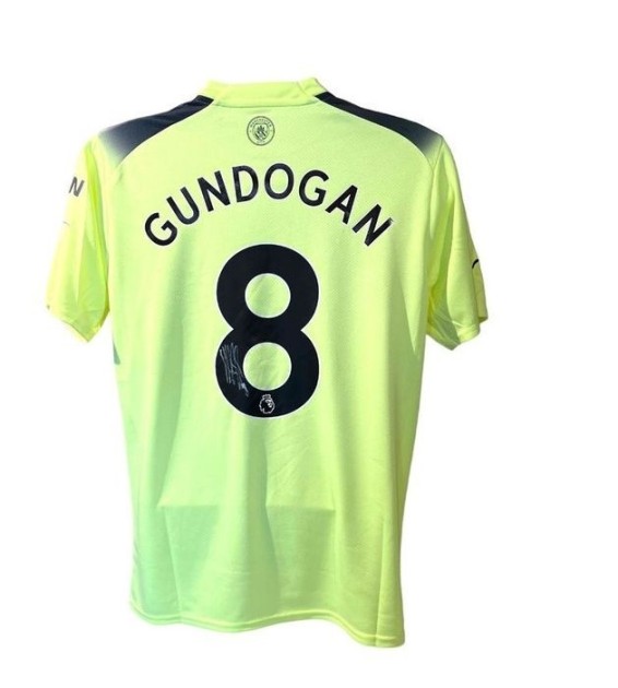 Ilkay Gündogan's Manchester City 2022/23 Signed Official Third Shirt 