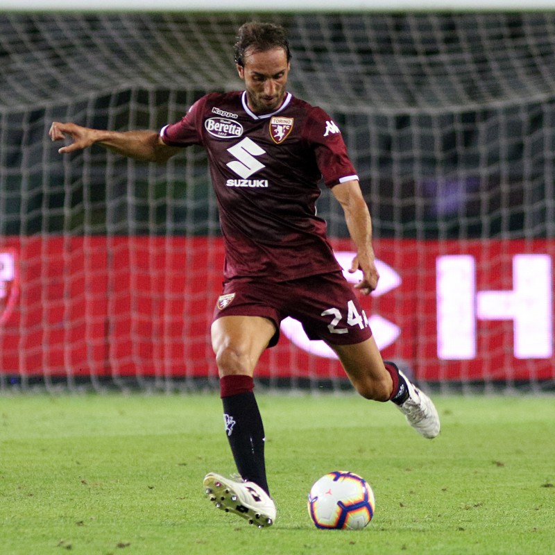 Moretti's Worn and Signed Shirt, Torino-Juventus 2018