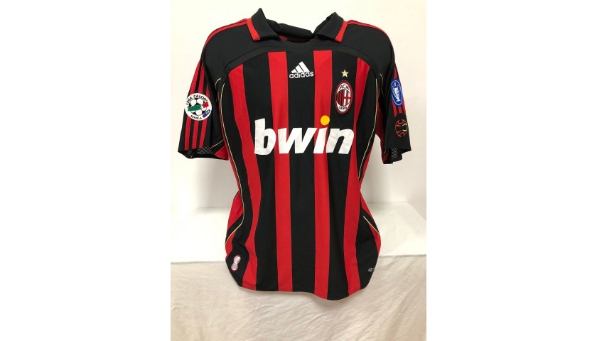 2006-07 AC Milan home jersey (#99 RONALDO) - L